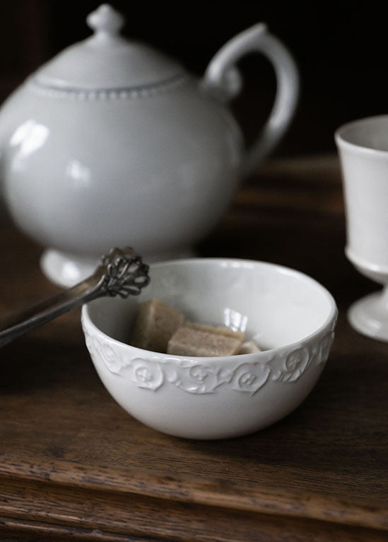 Small Jacob bowl in white porcelain