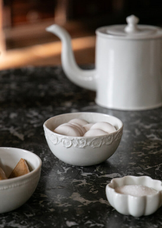 Small Jacob bowl in white porcelain