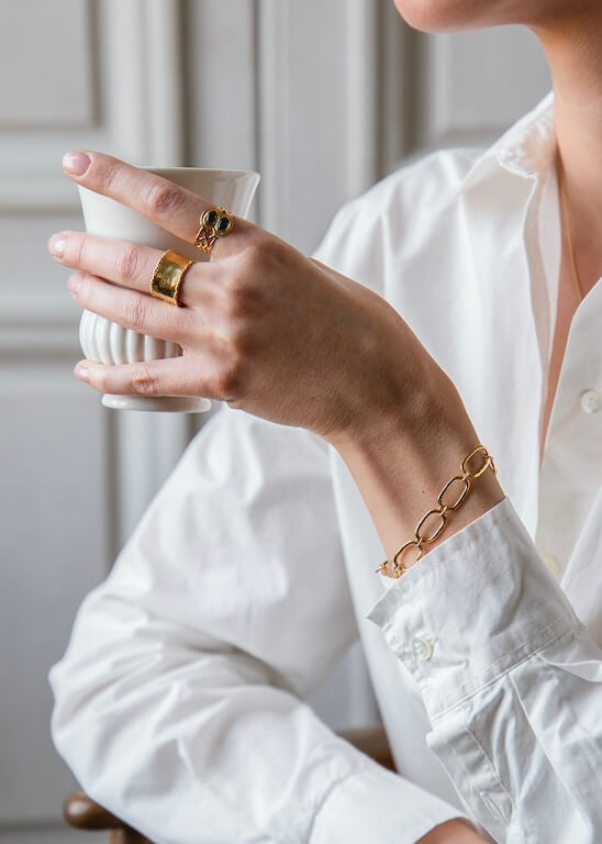 Hemera Silver-gilt bracelet