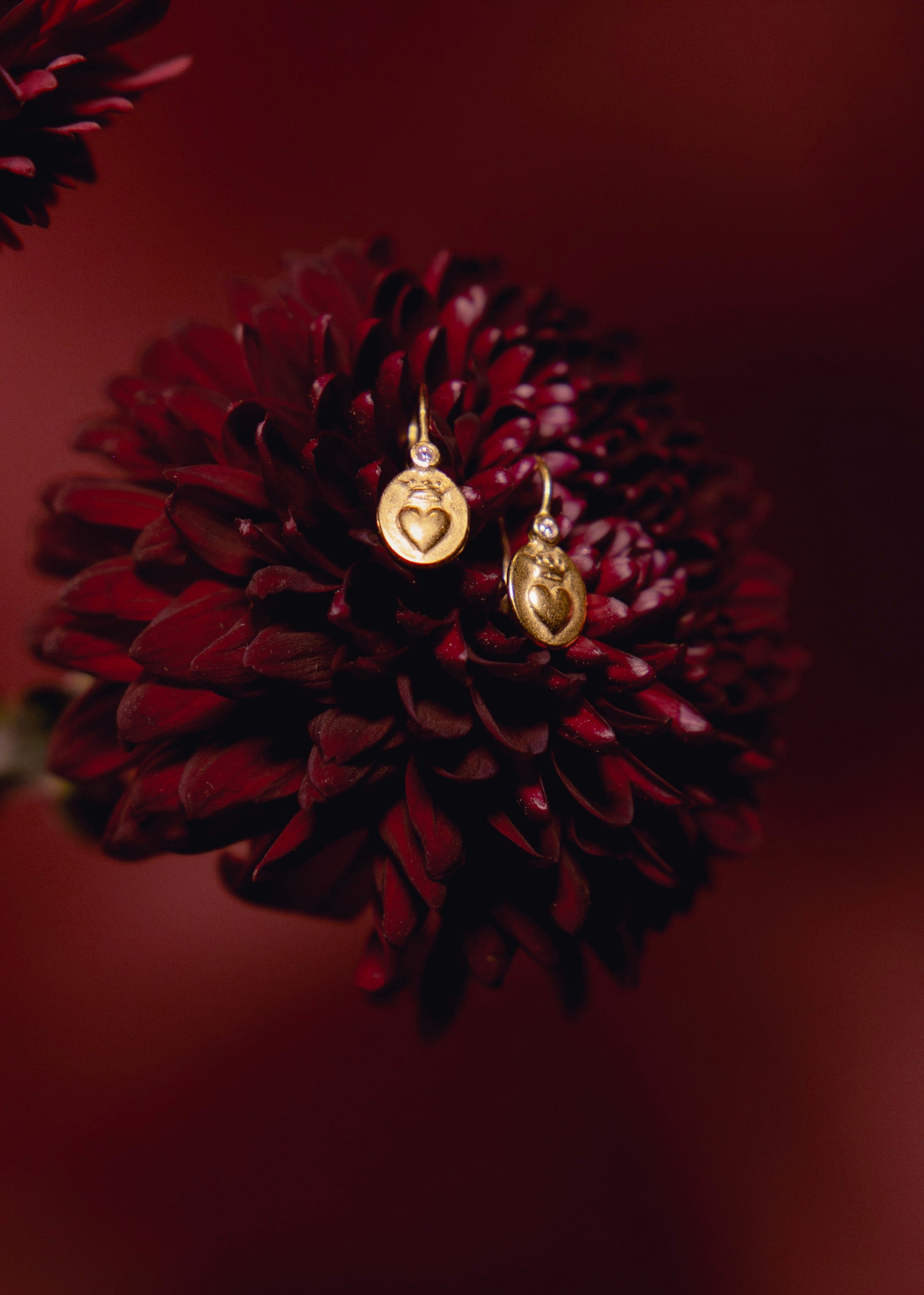 Boucles d'oreilles en vermeil Amore