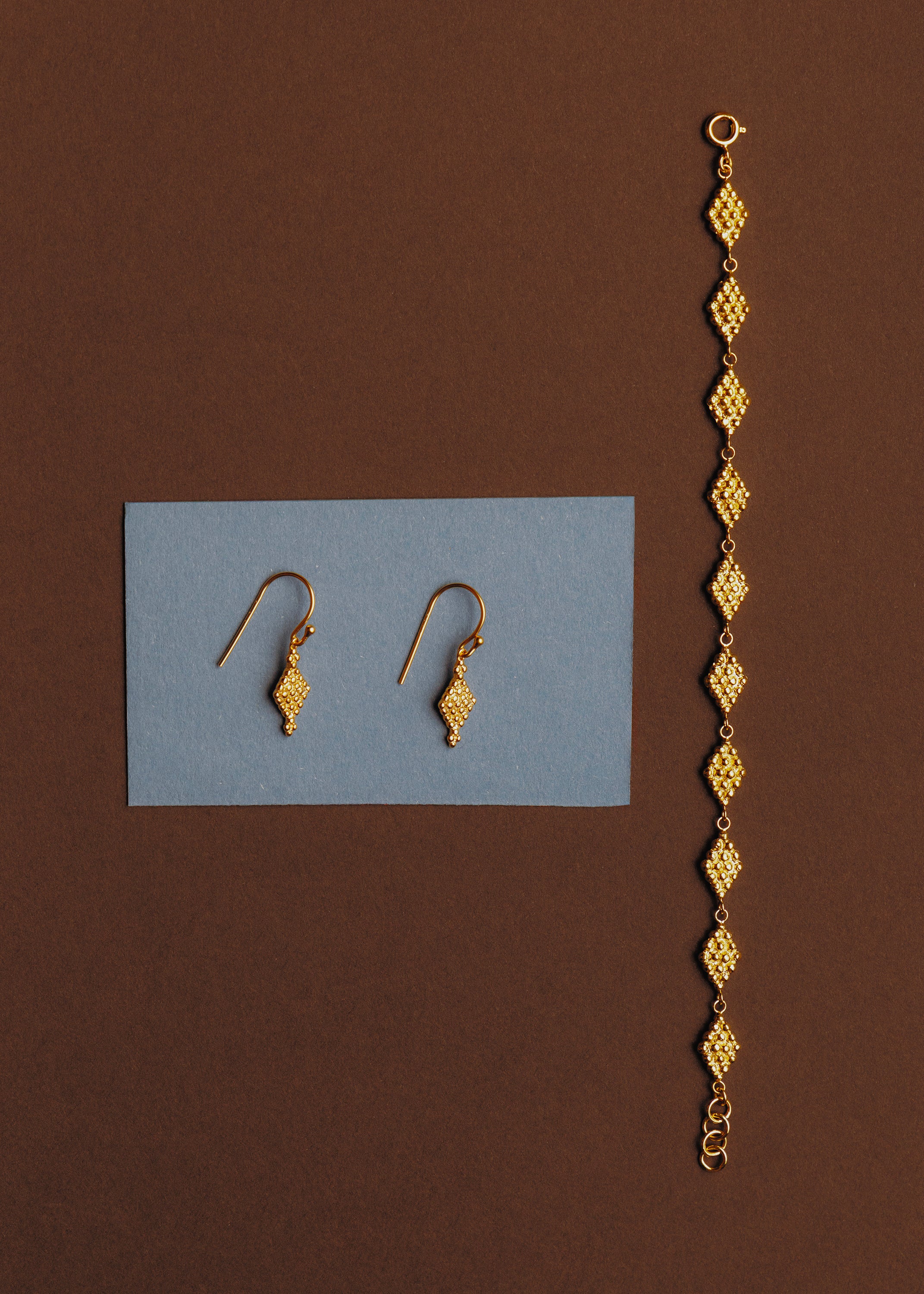 Bracelet en plaqué or Thalna