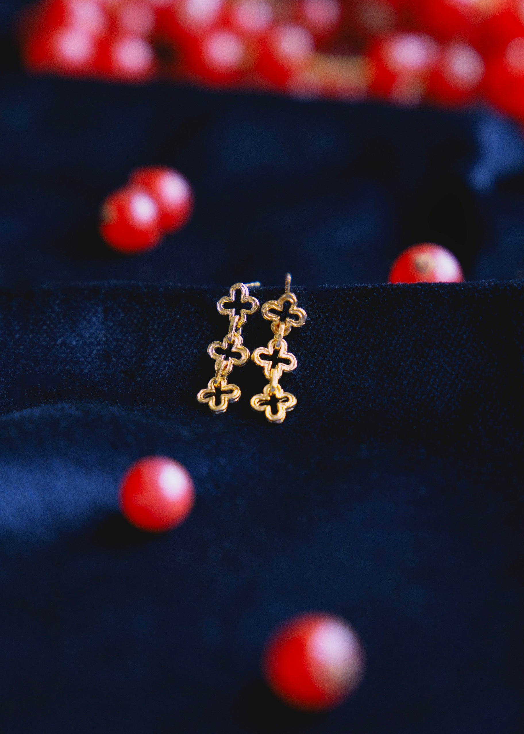 Leah Silver-gilt earrings