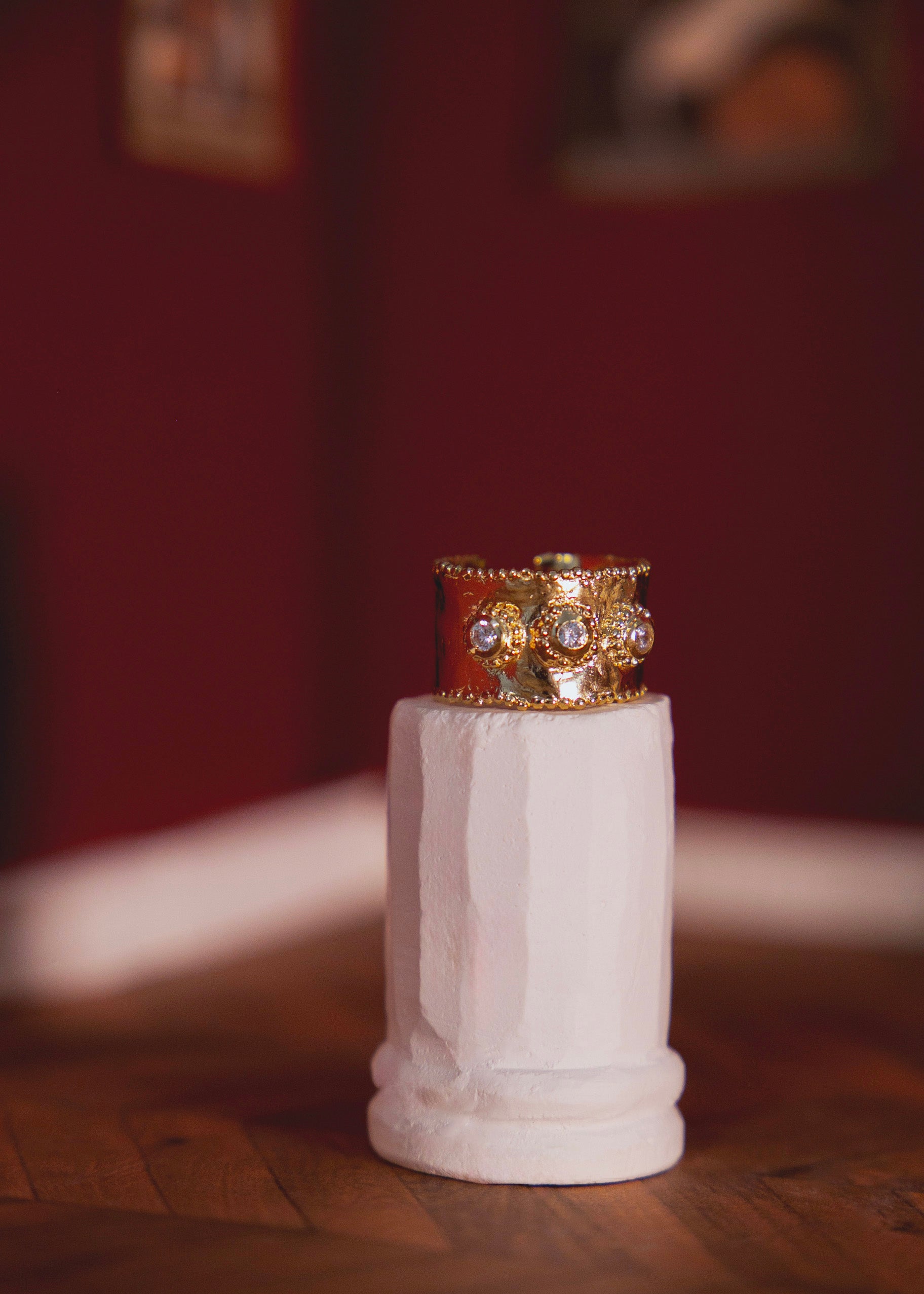 Alma Silver-gilt ring