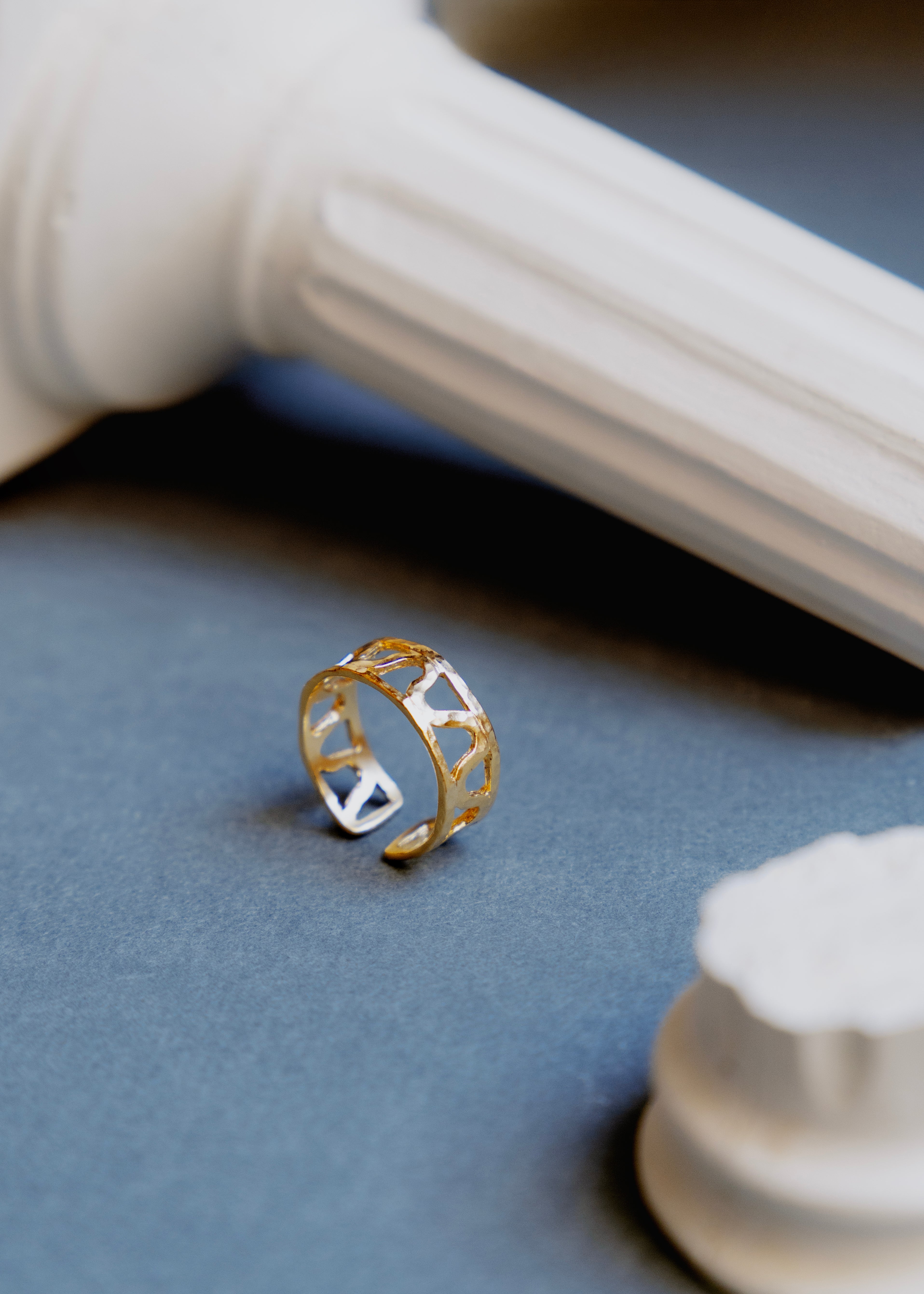 Daphne Silver-gilt ring