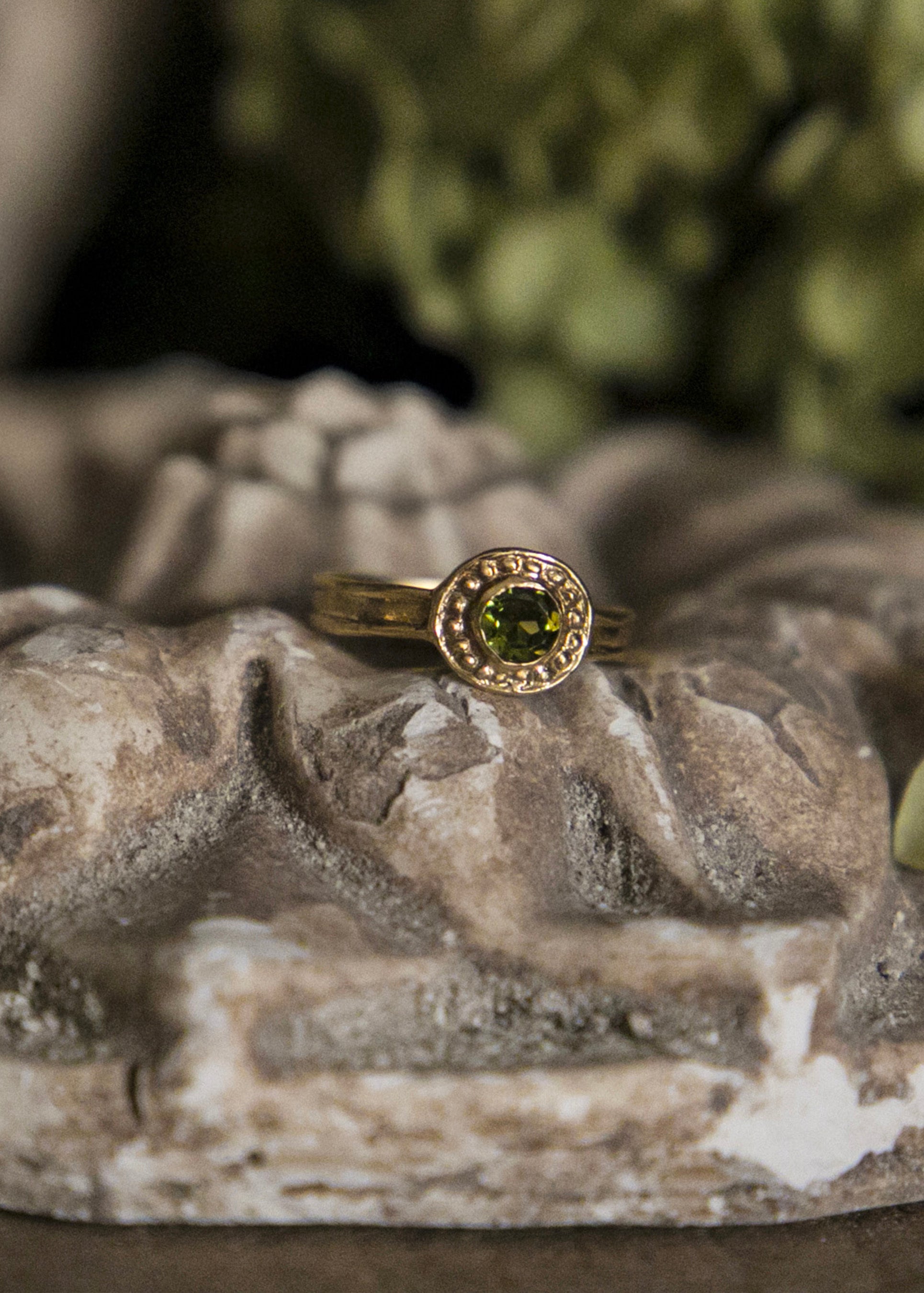 Bague en vermeil et tourmaline Iris