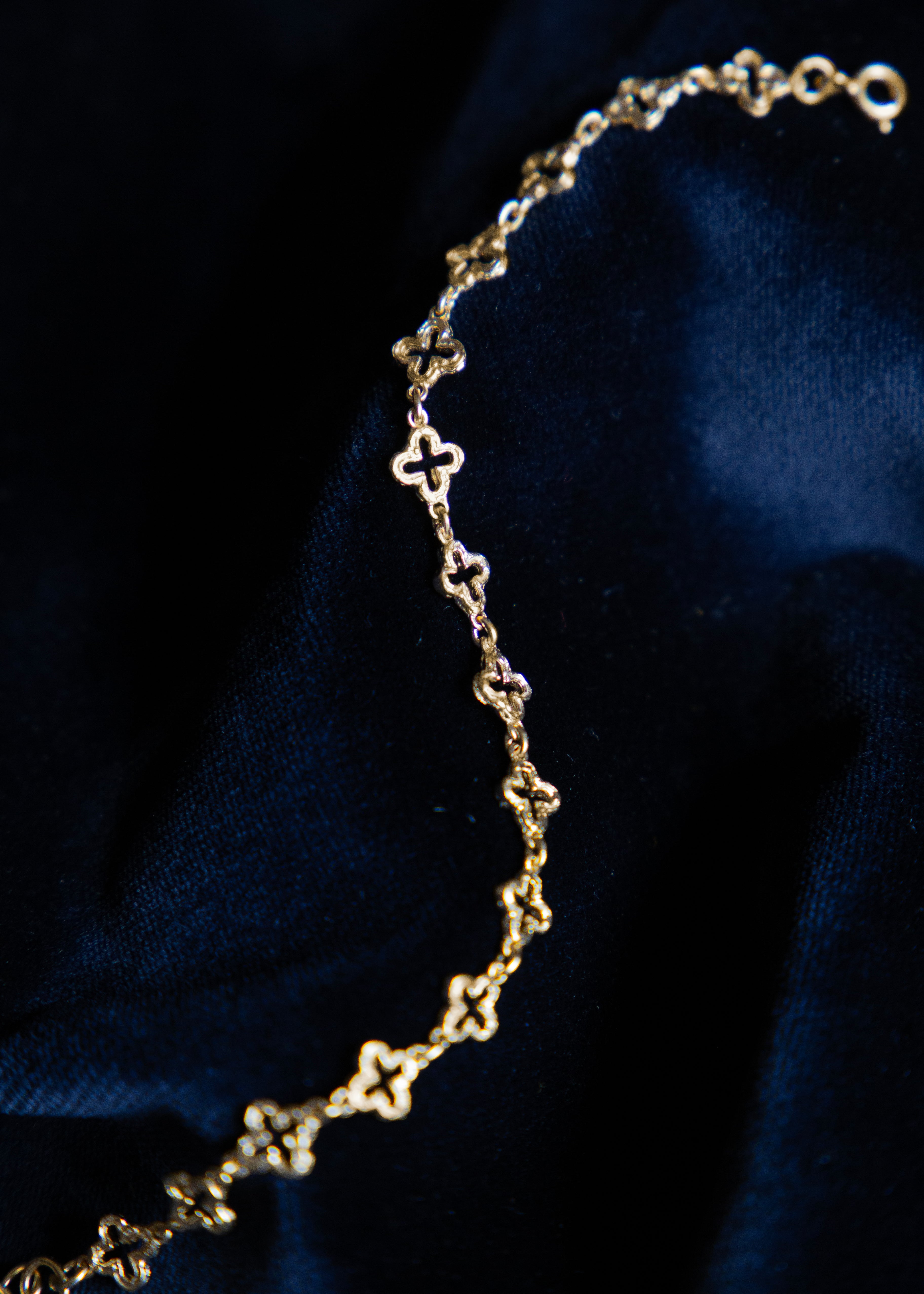 Leah silver-gilt link bracelet