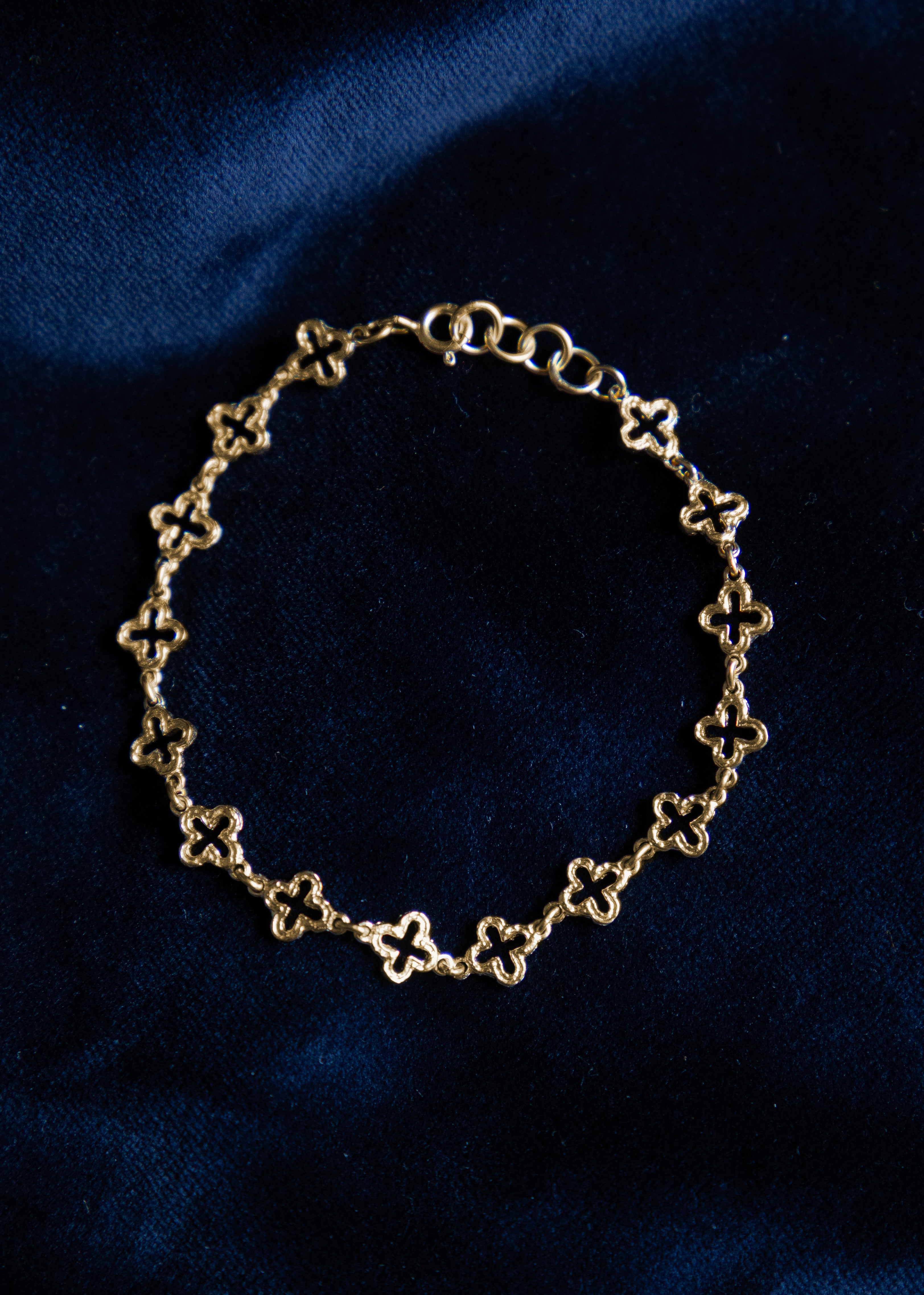 Leah silver-gilt link bracelet