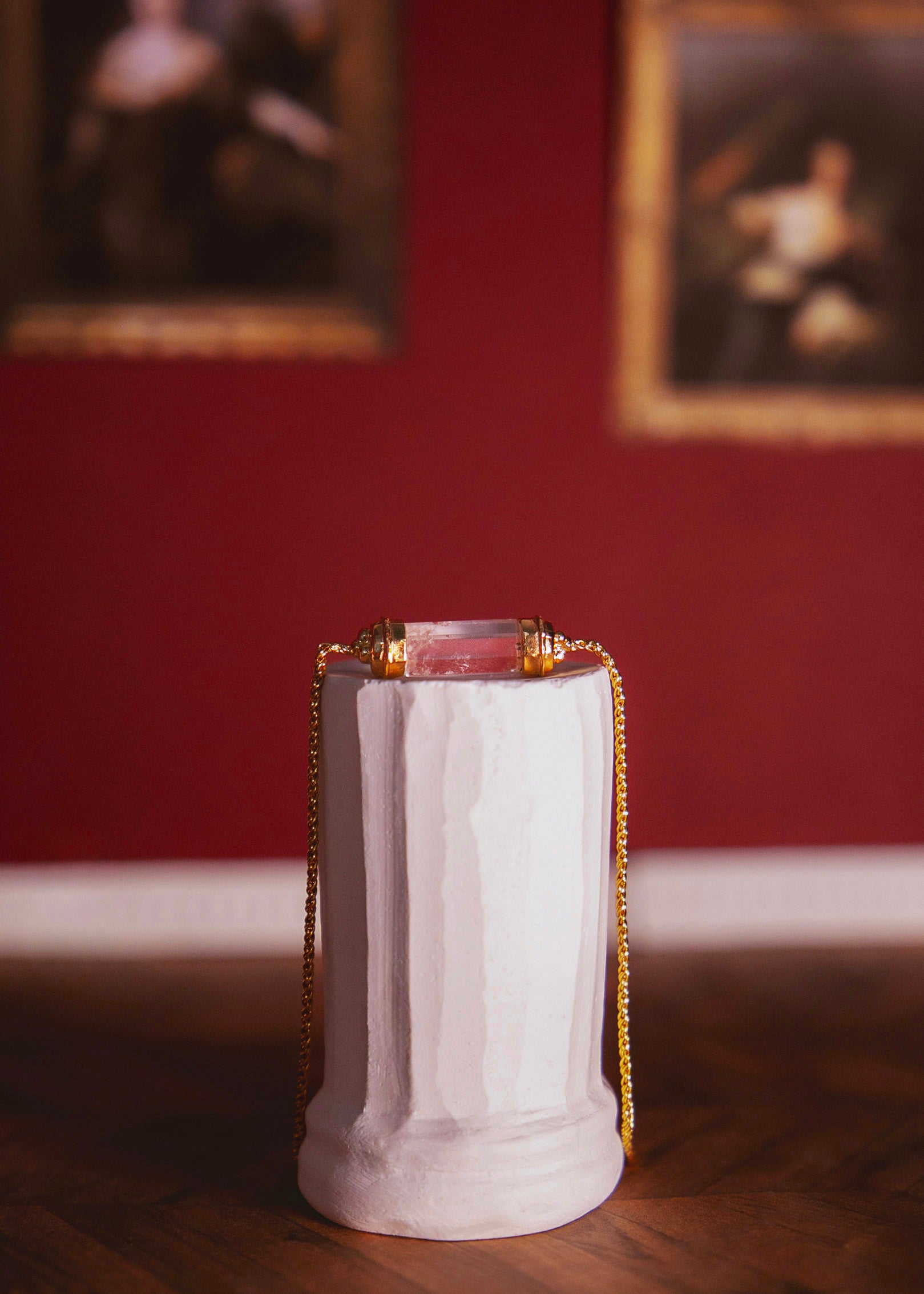 Hildegarde Silver-gilt Necklace with rock crystal