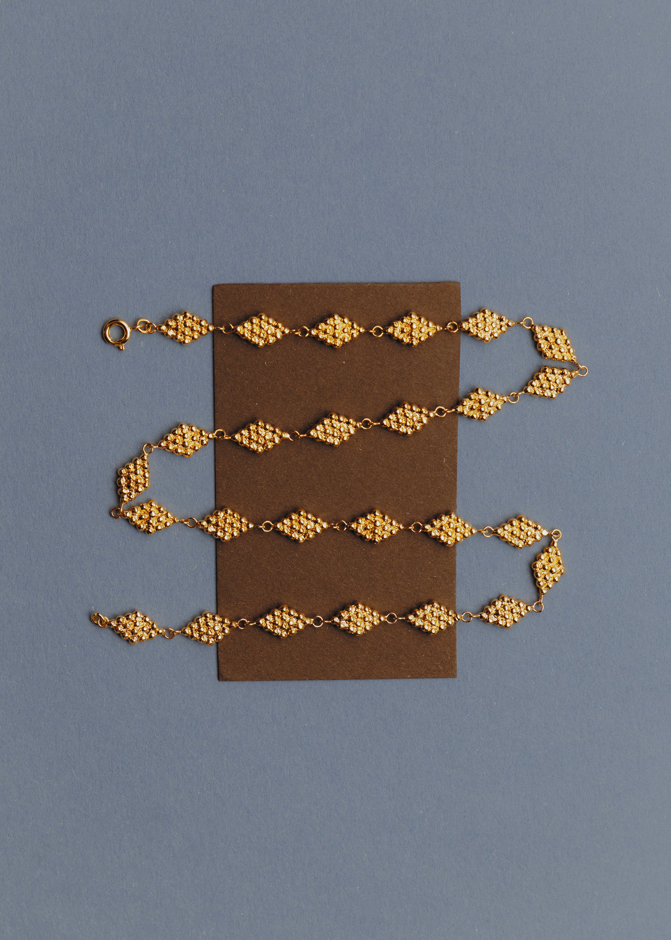 Collier en plaqué or Thalna