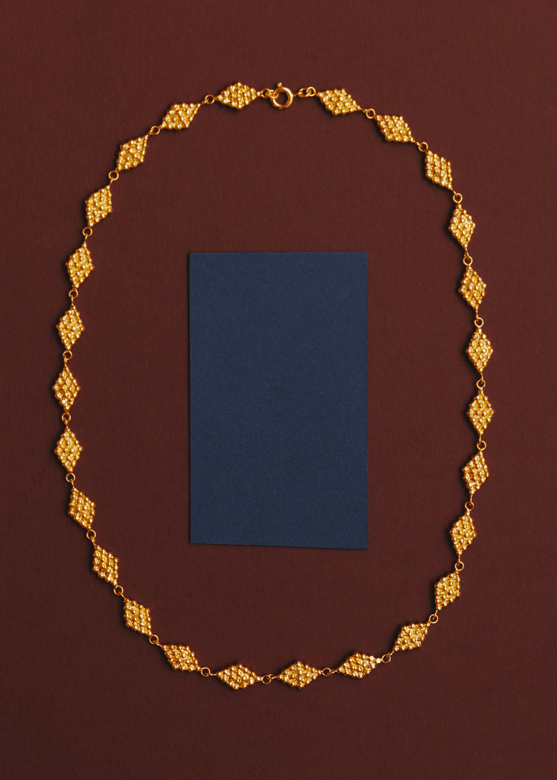Collier en plaqué or Thalna