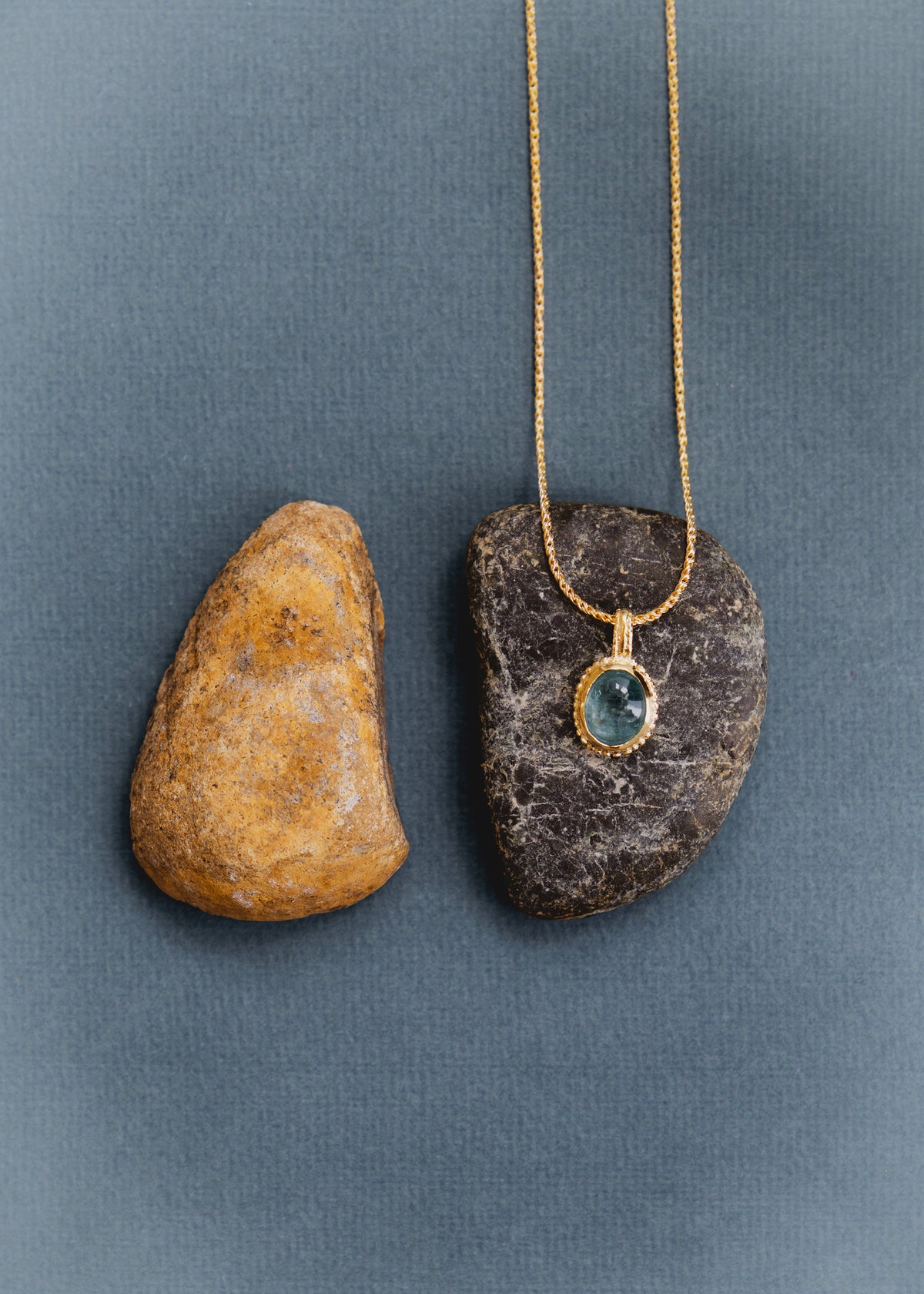 Collier en vermeil et kyanite bleue Vera