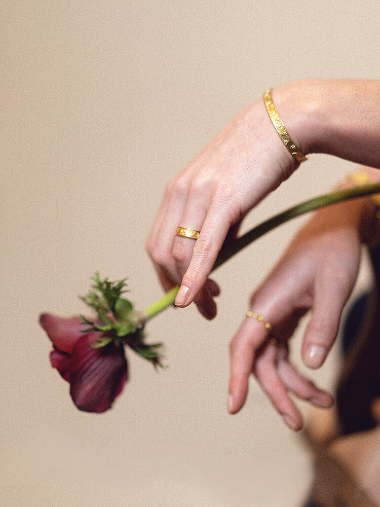 Tatiana Silver-gilt bangle