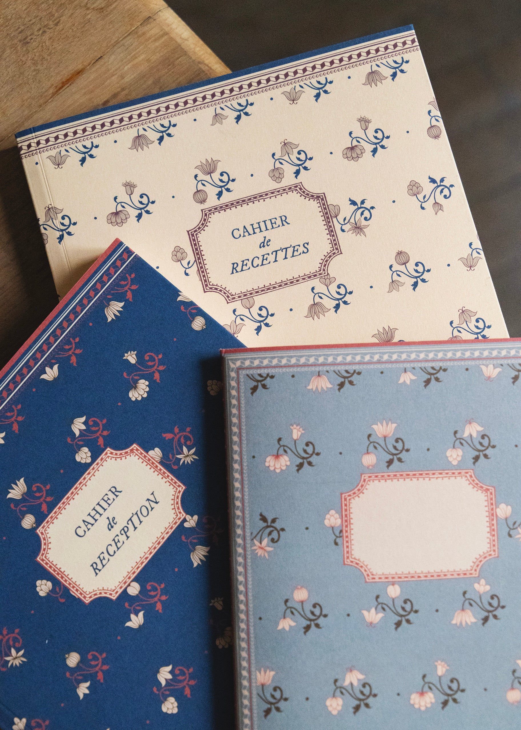 Henriette blank recipe notebook, 160 pages