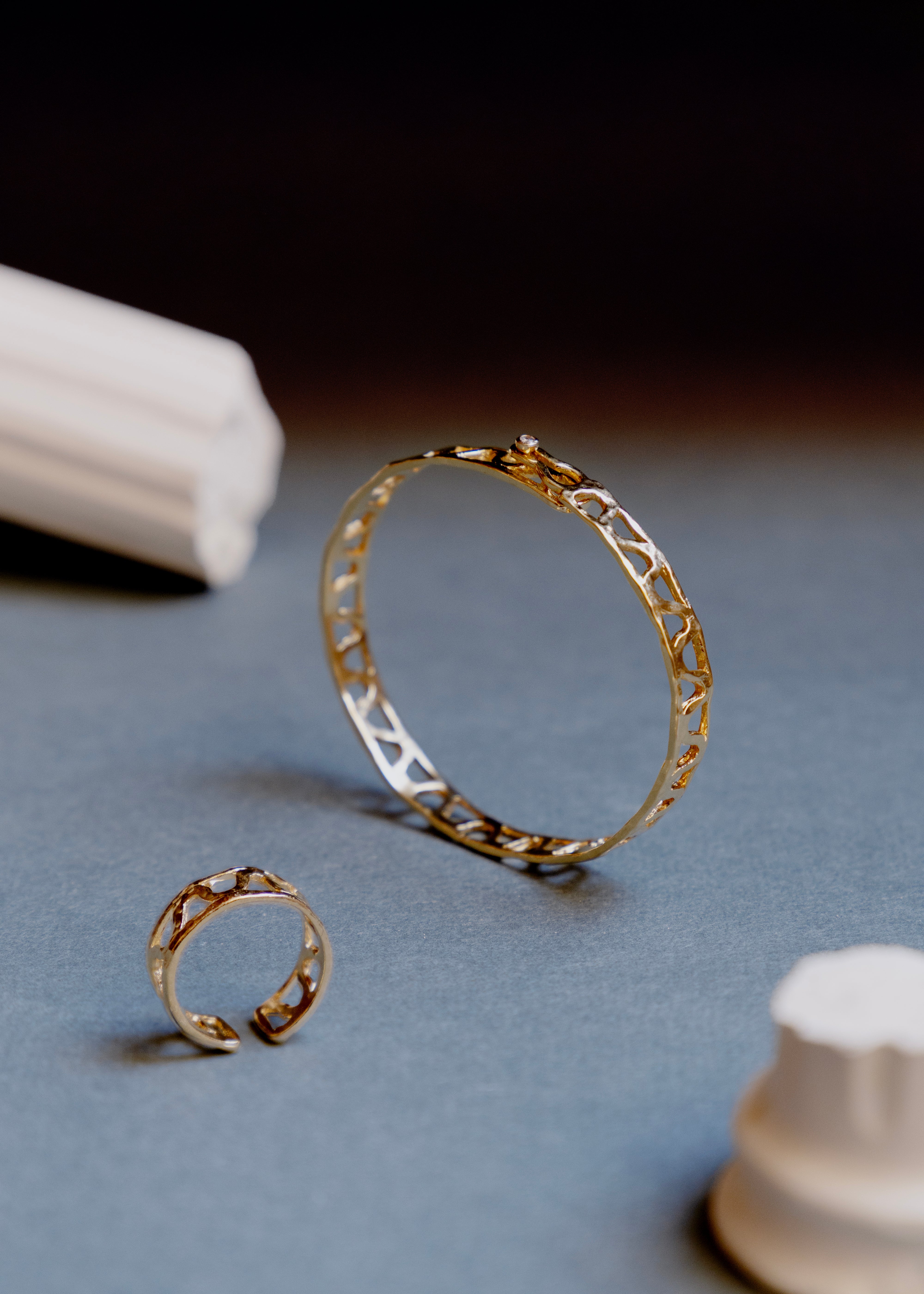 Daphne Silver-gilt ring