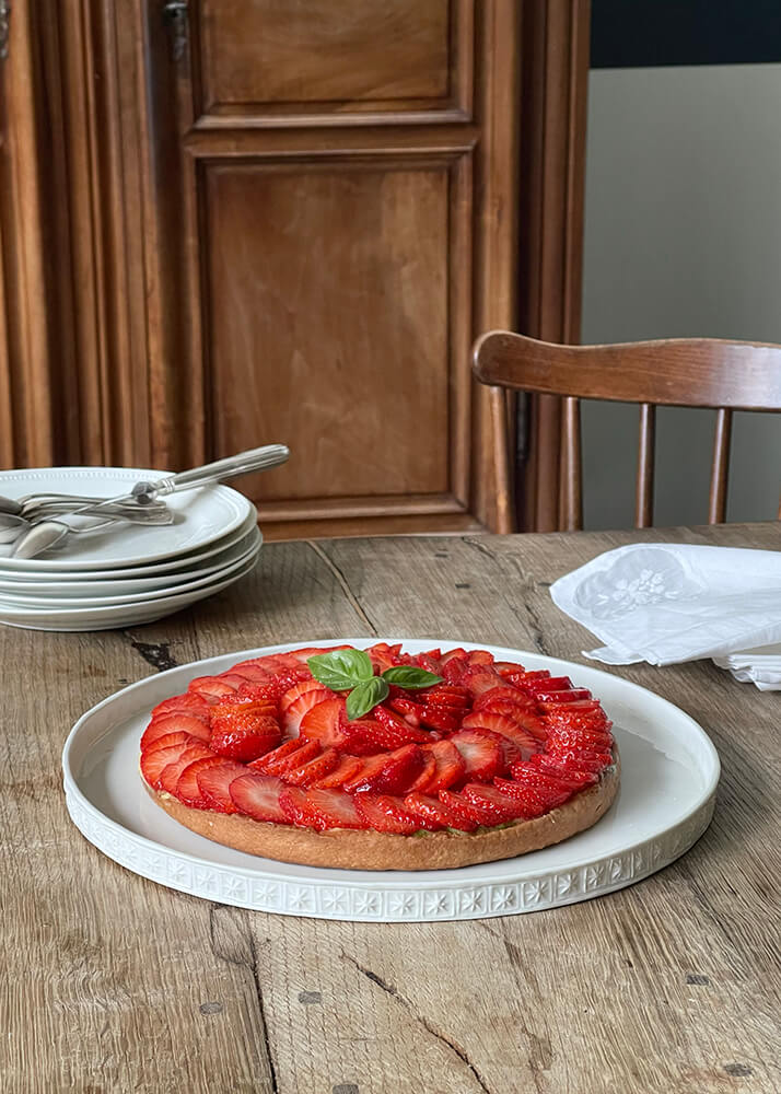 Plat à tarte de présentation Etoile