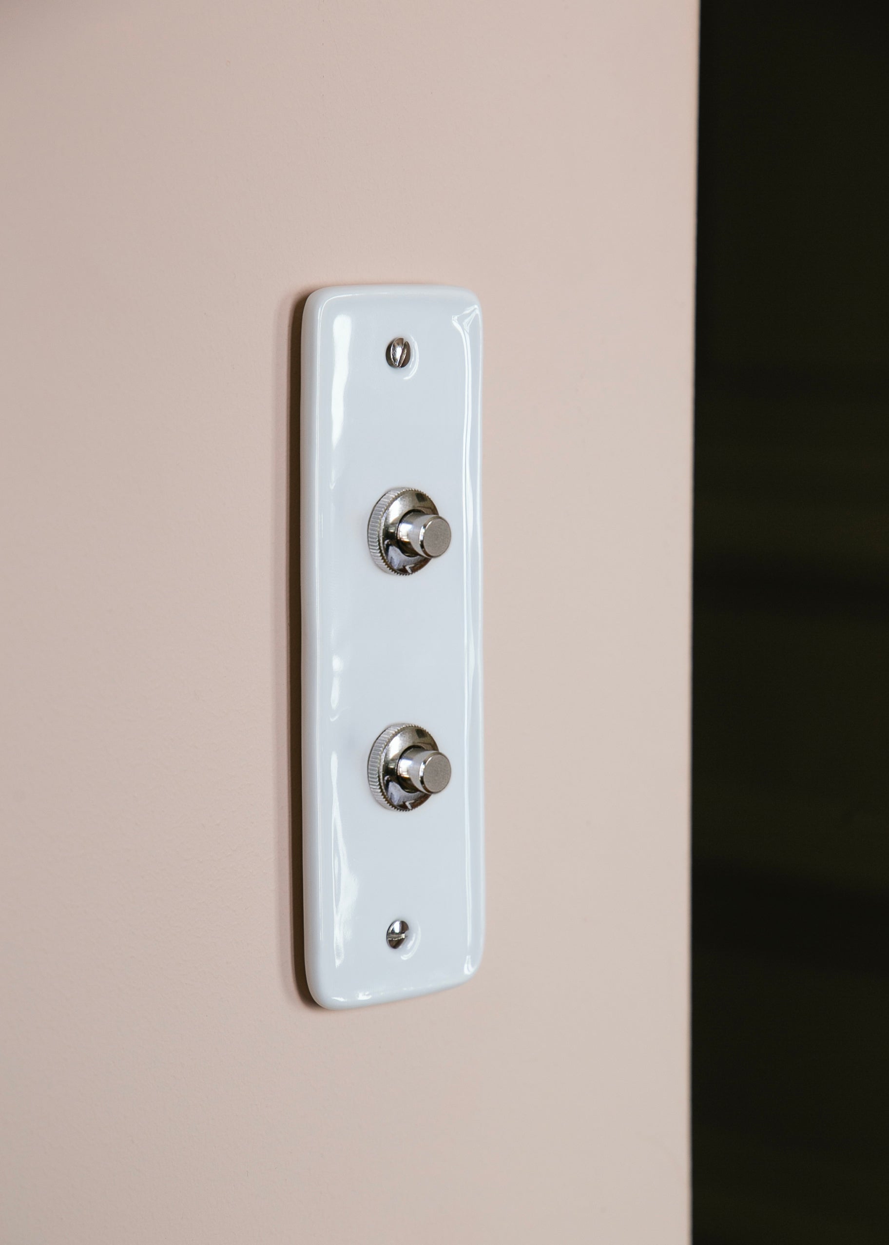 ADR x HI Double Chrome Switch in White Porcelain
