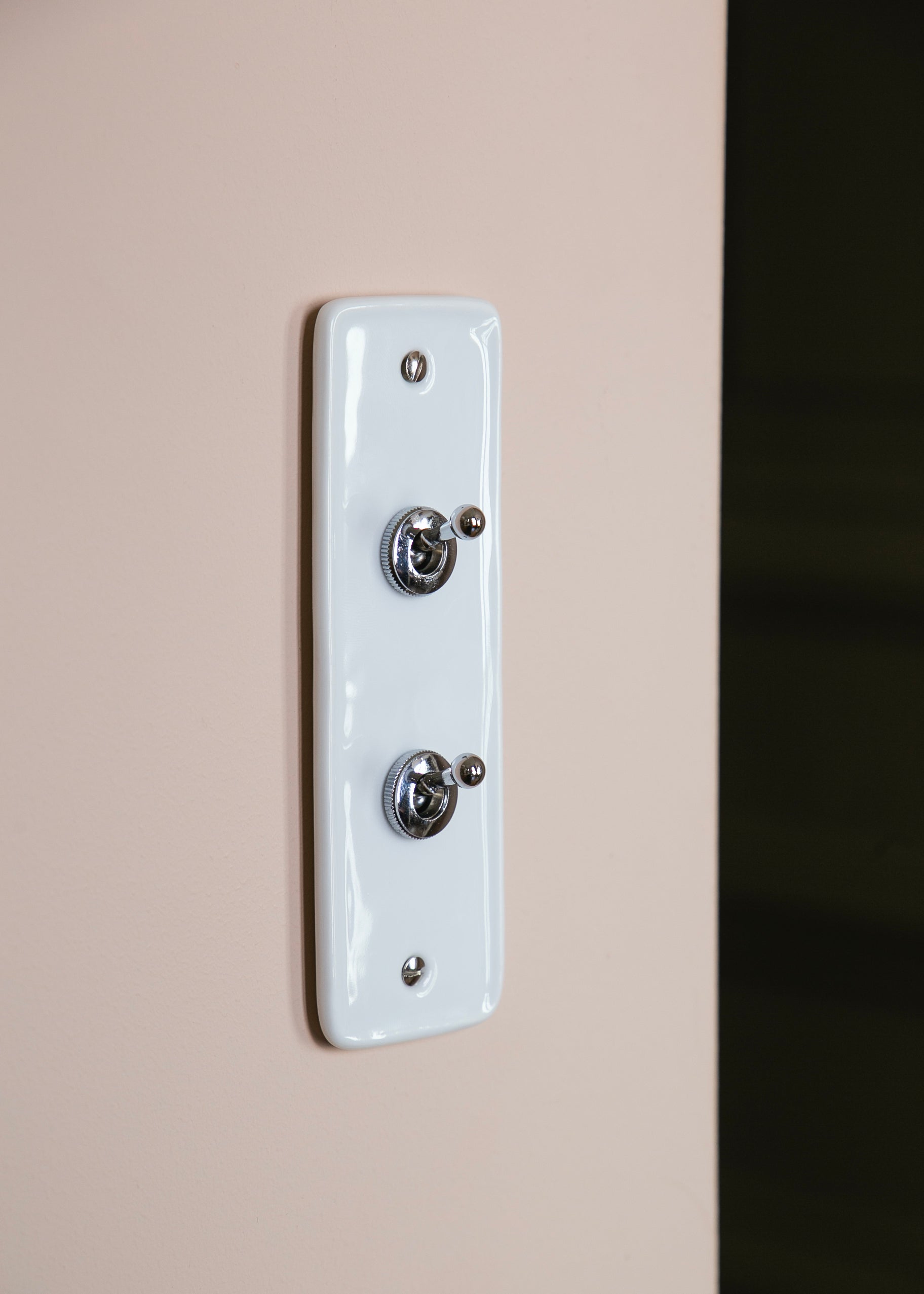 ADR x HI Double Chrome Switch in White Porcelain
