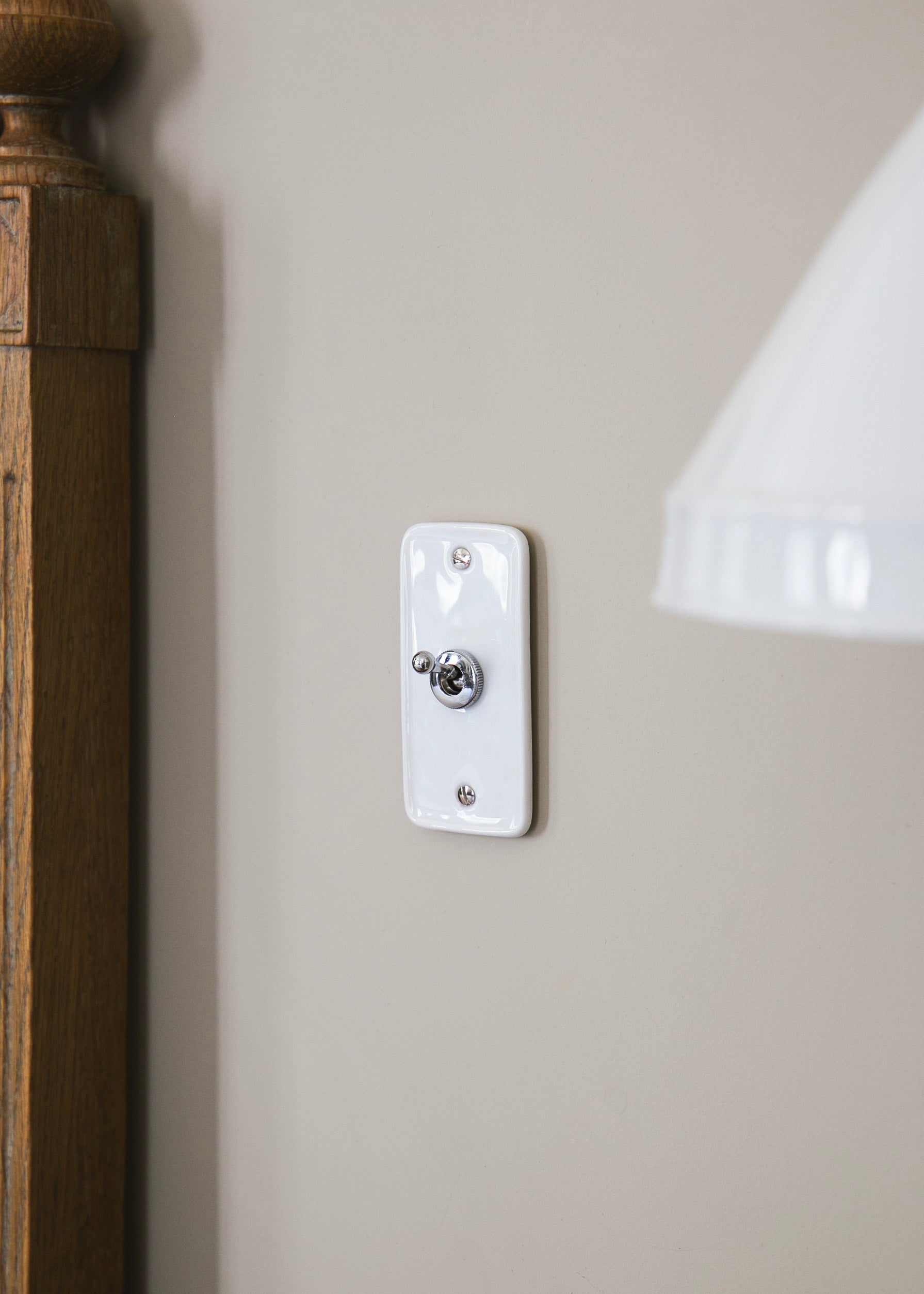 ADR x HI Single Switch in White Porcelain