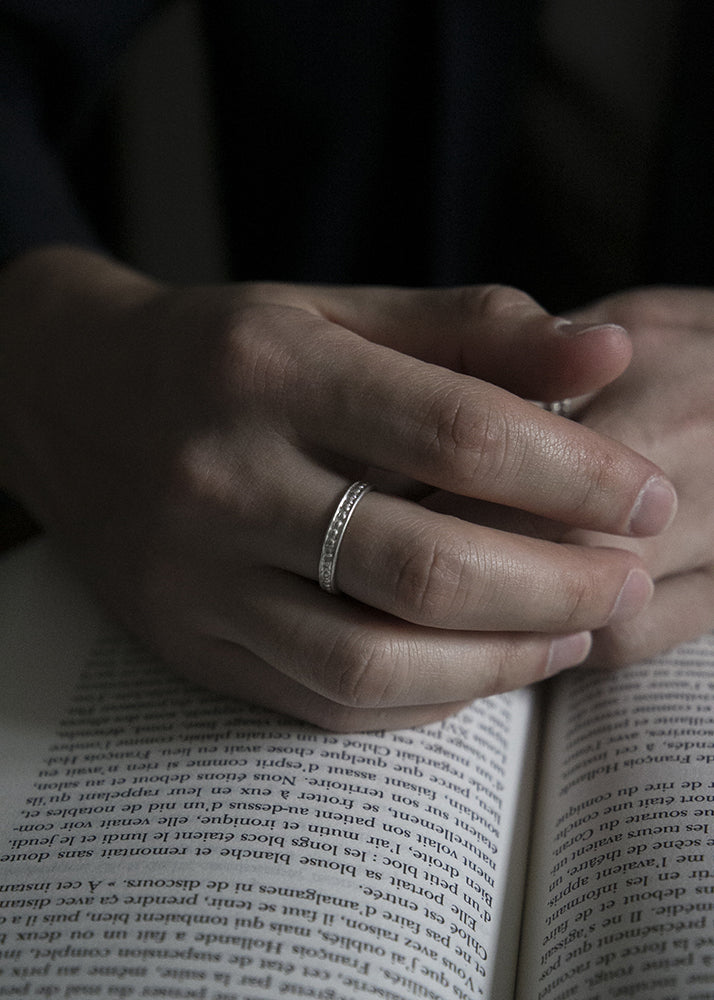 Bague pour homme en argent Louis