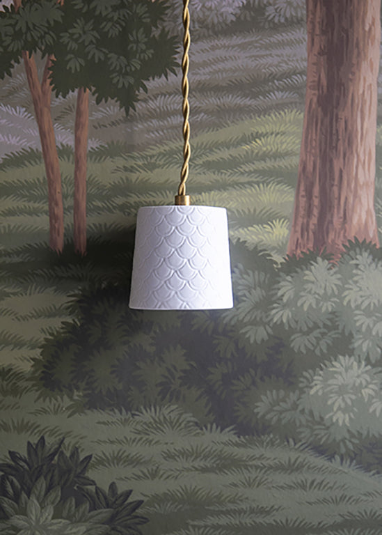 Mini Neptune porcelain portable lamp