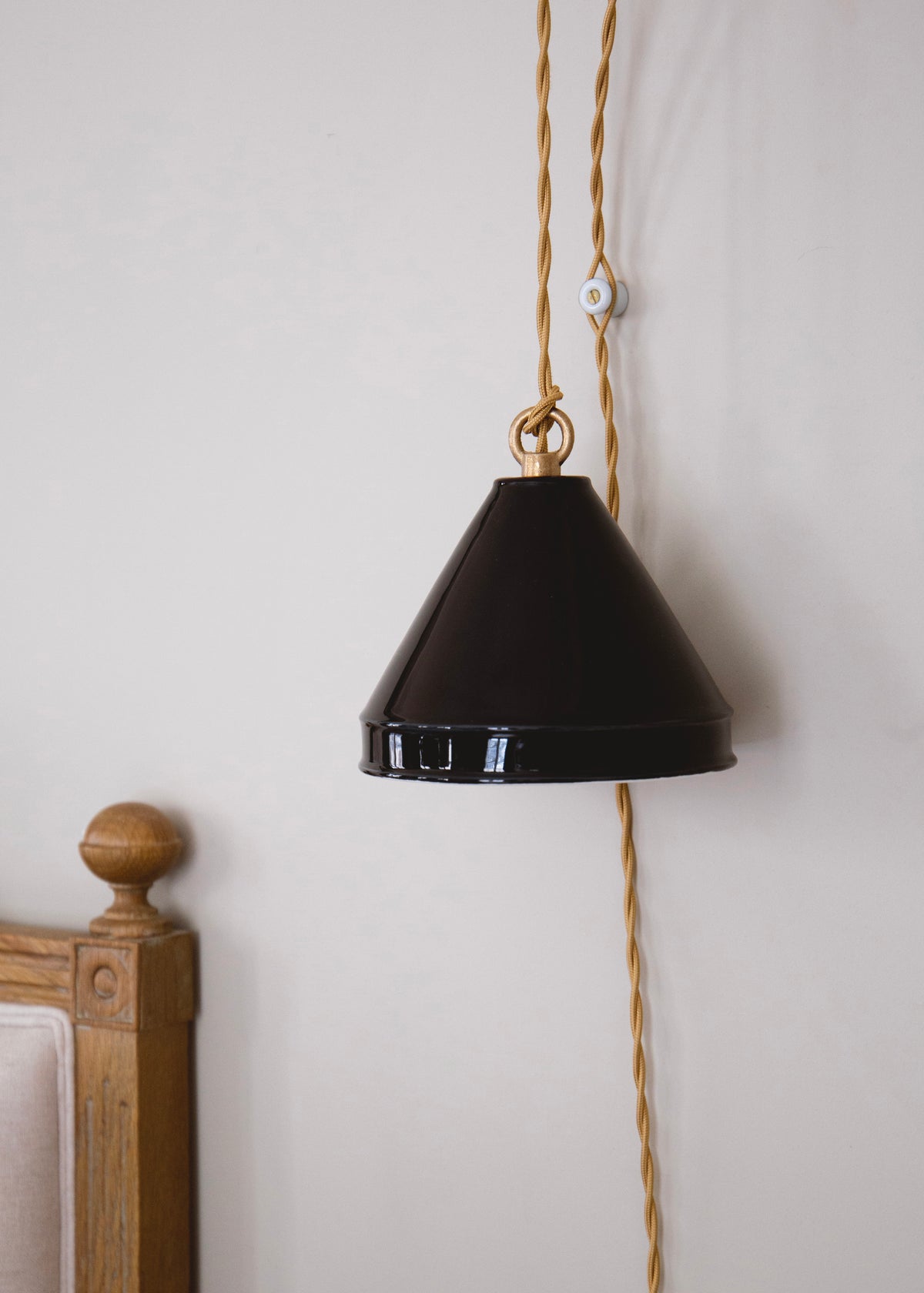 Baladeuse en porcelaine noire Behor