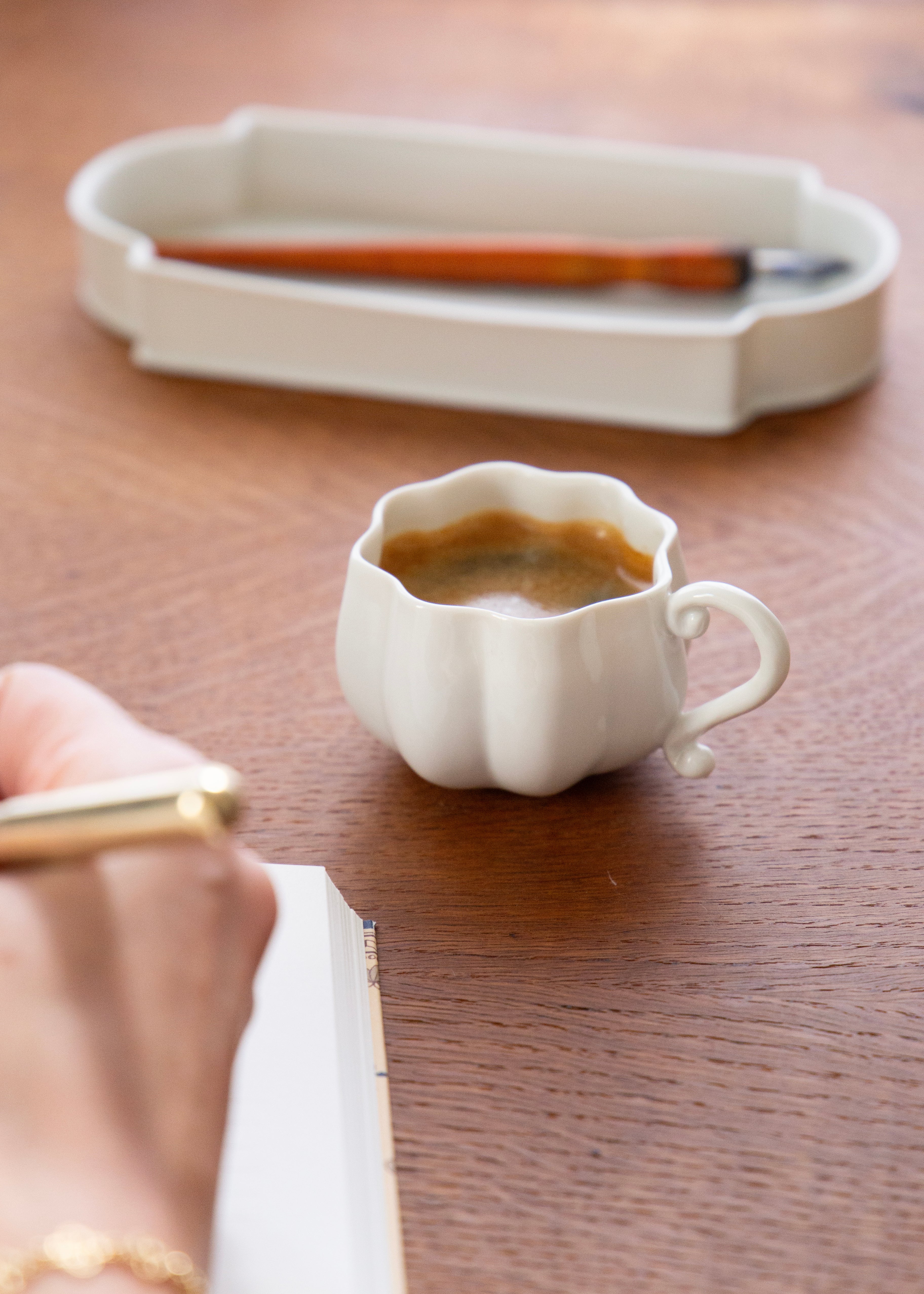 Venus espresso cup white porcelain