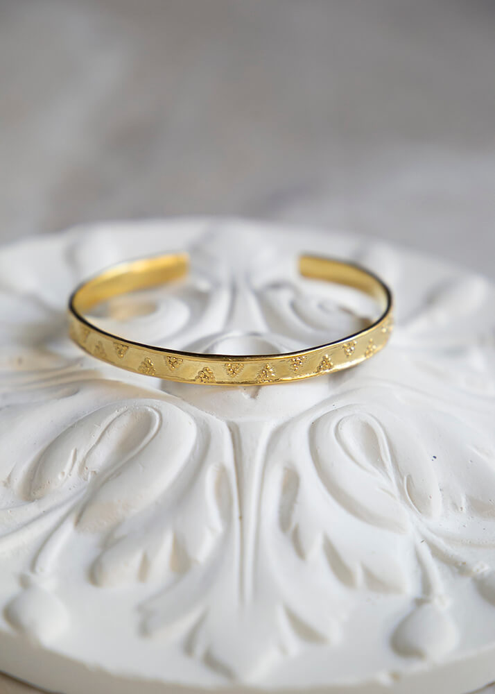 Tatiana Silver-gilt bangle