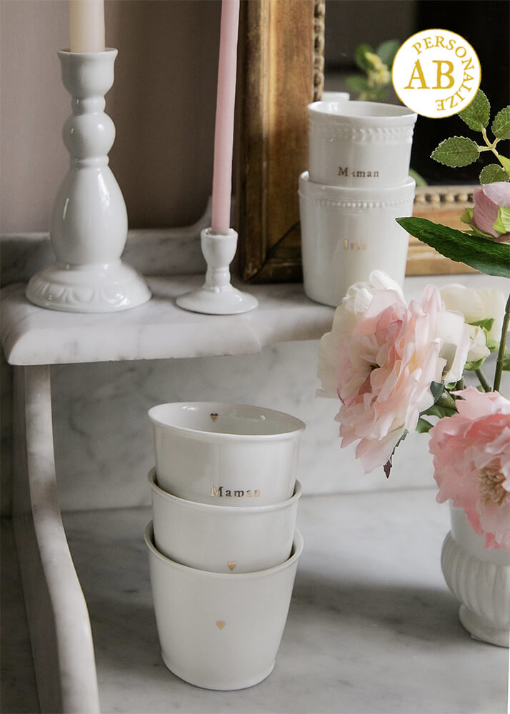 Timbale à café| Porcelaine de Limoges | Vaisselle | Alix D. Reynis