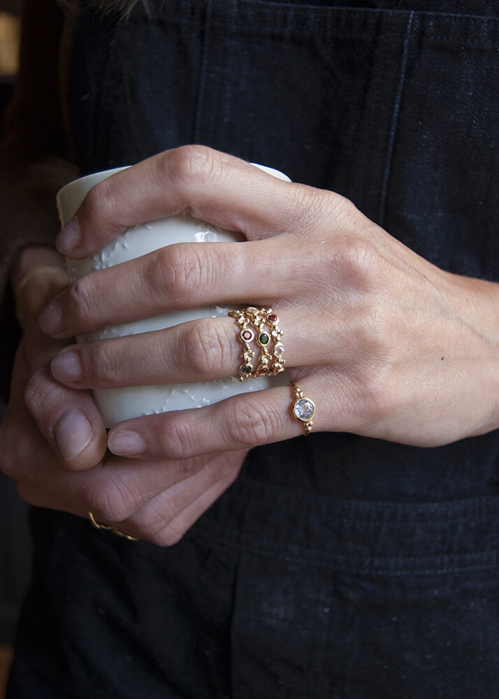 Chance Silver-gilt ring