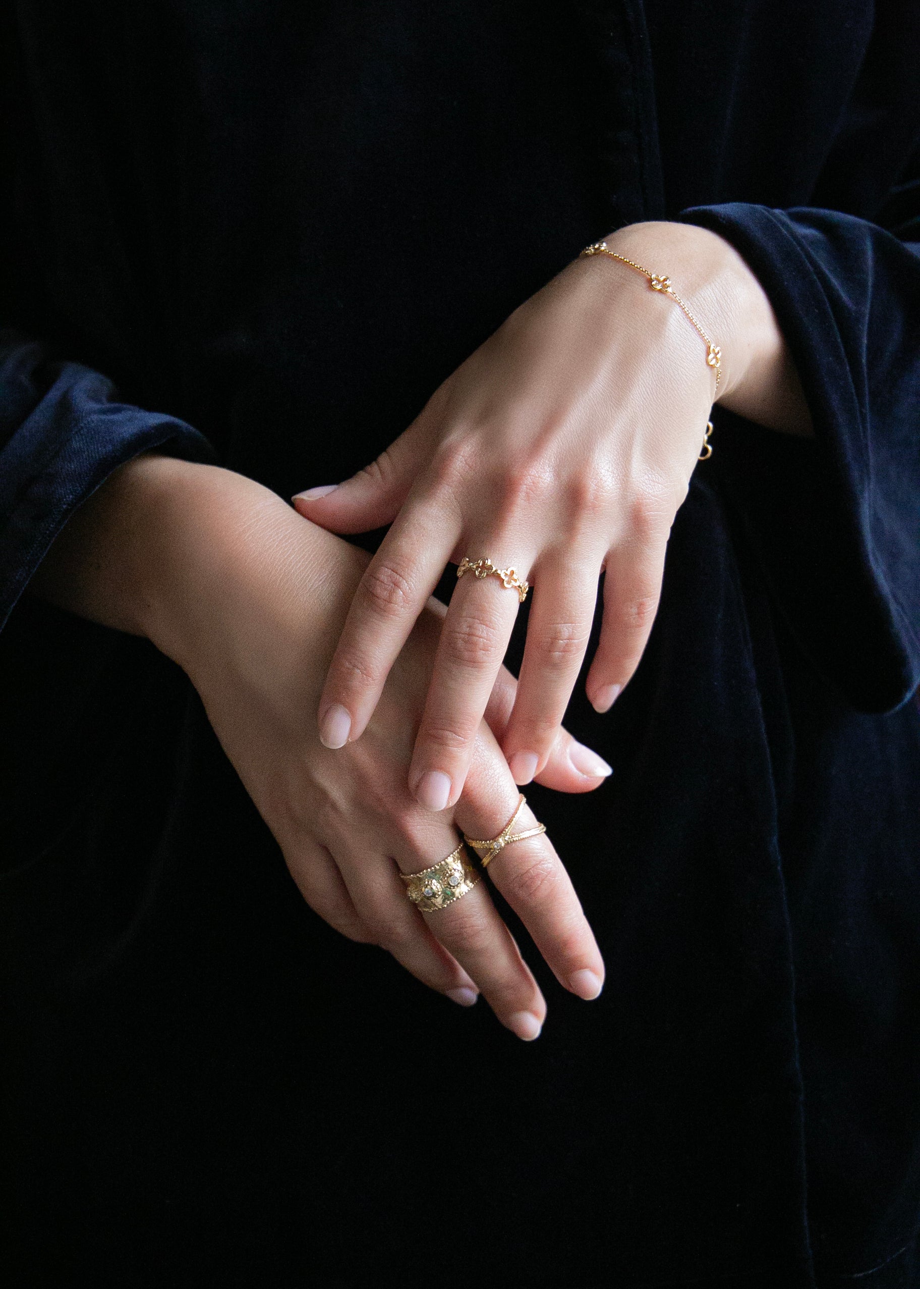 Bracelet en vermeil Leah