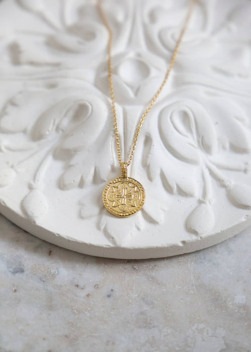 Collier Nœud En Vermeil (Argent 925 Plaqué Or) Avec Cristaux - Taille 5338, Occasion