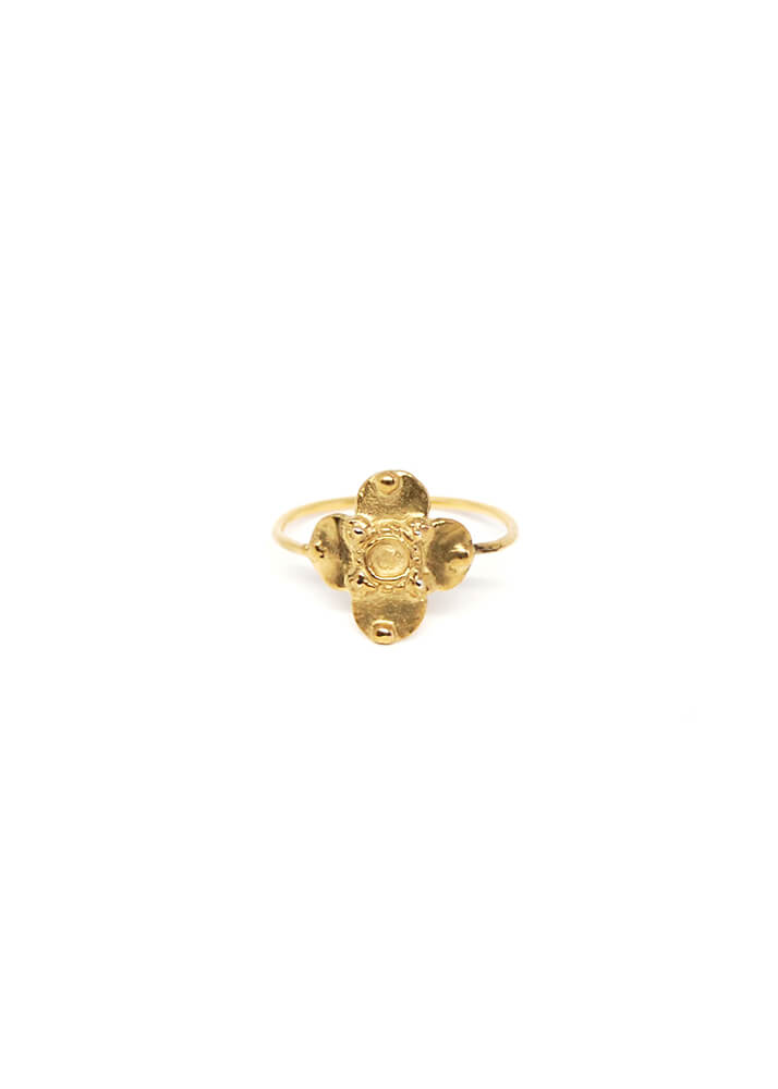 India Silver-gilt ring