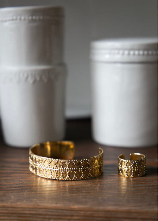 Daphné Silver-gilt bangle