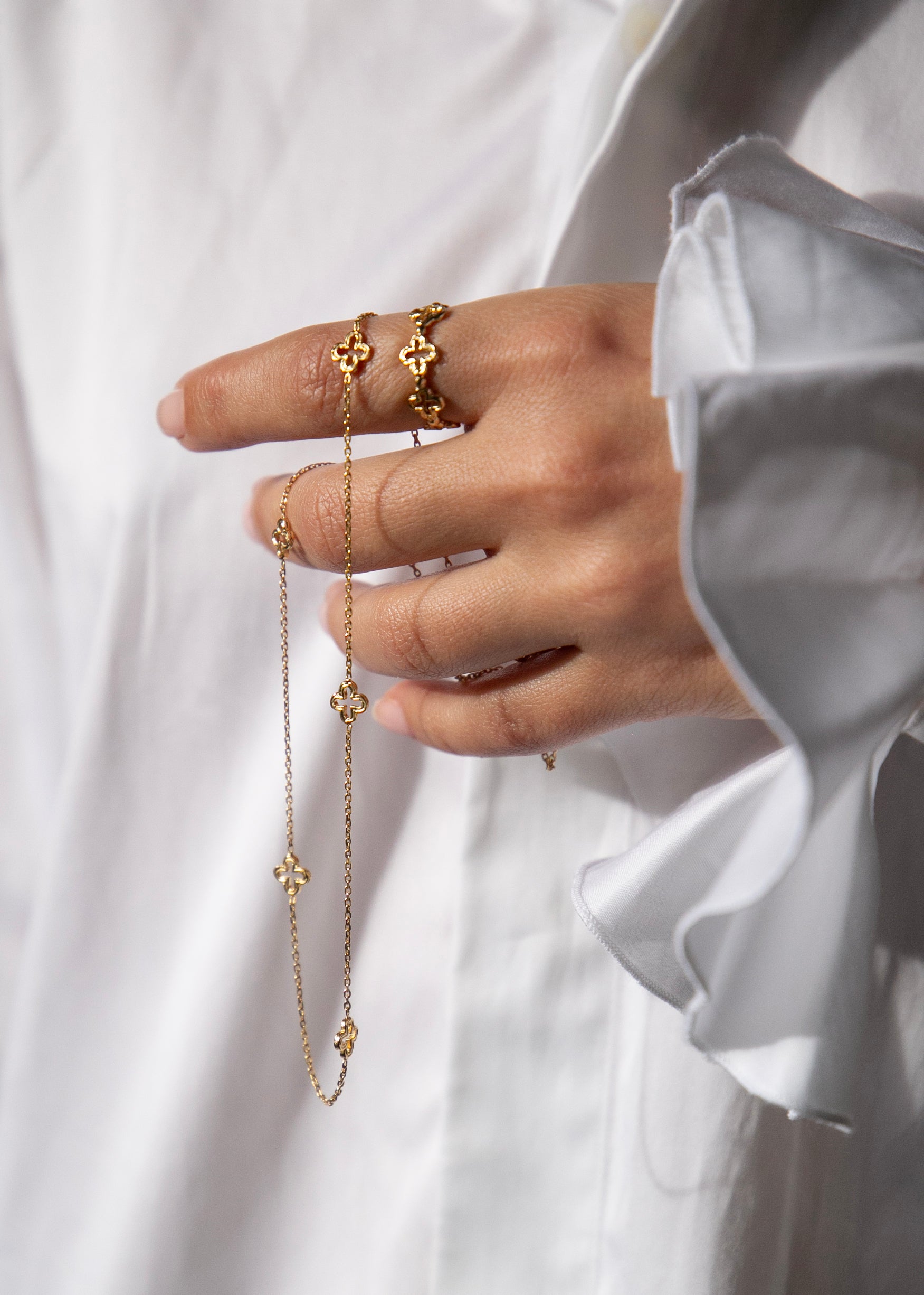 Collier en vermeil Leah